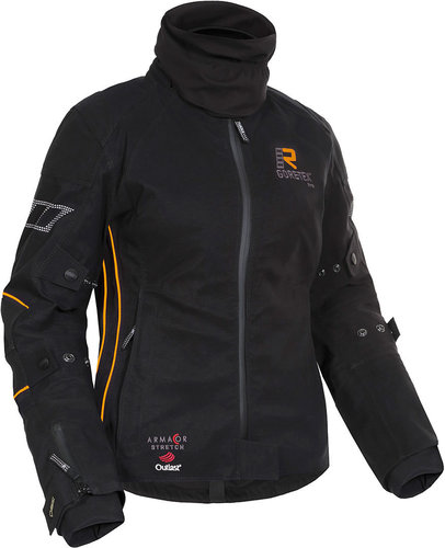 Rukka Orbita Gore Tex Dames Textiel Jas Zwart Oranje 42 rukka kopen in de aanbieding