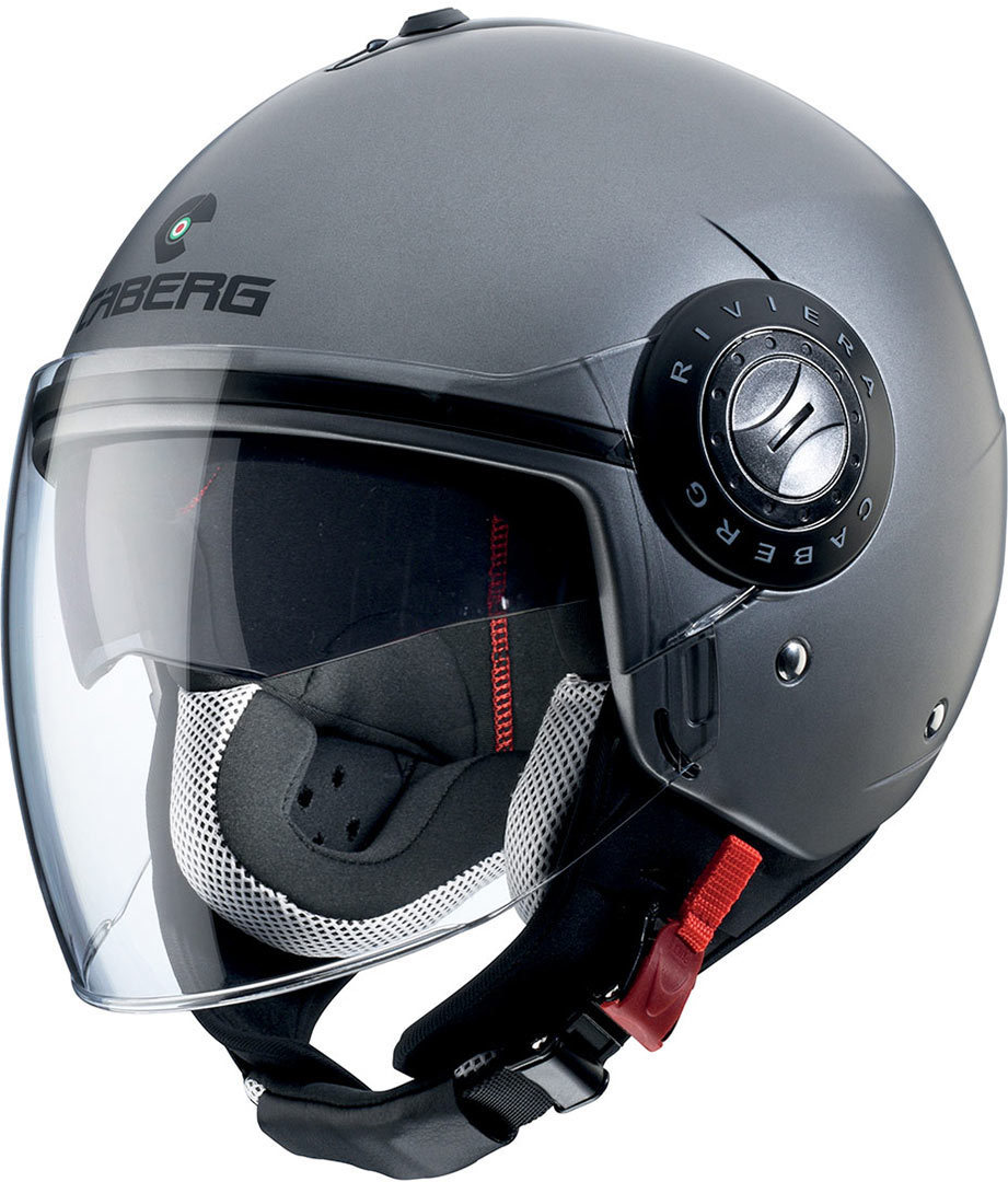 Caberg Riviera V3 Casque jet Noir Gris XS