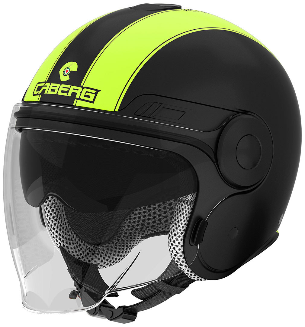 Caberg Uptown Legend Casque jet Noir Jaune S