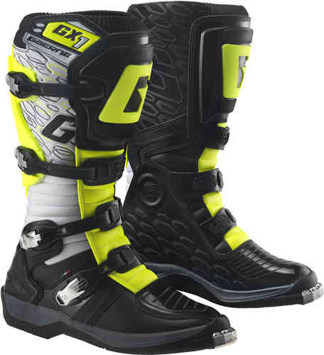 Gaerne GX-1 Evo Botas de Motocross Negro Blanco Verde 48