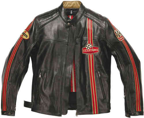 Helstons Racer Leren Jas Zwart Rood helstons kopen in de aanbieding Helstons Racer Leren Jas Zwart Rood helstons kopen in de aanbieding