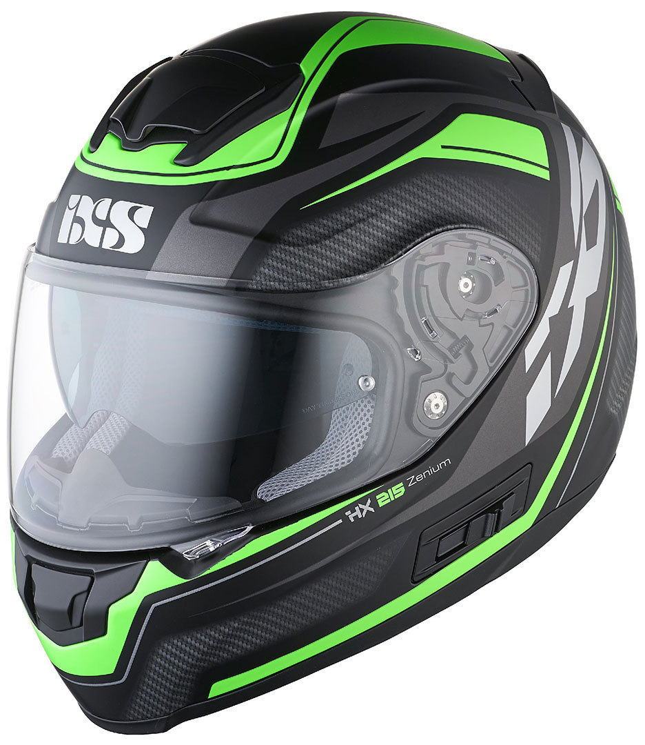 IXS HX 215 Zenium Casque Noir Vert 2XL