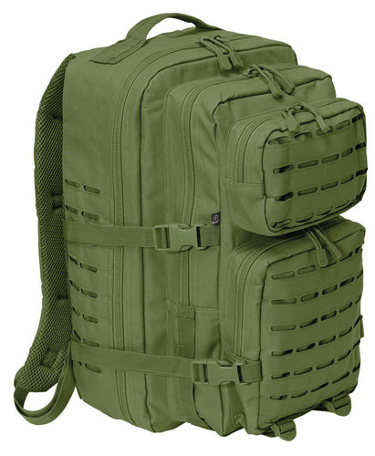 Brandit Us Cooper Lasercut L Rugzak Groen Een Maat brandit kopen in de aanbieding