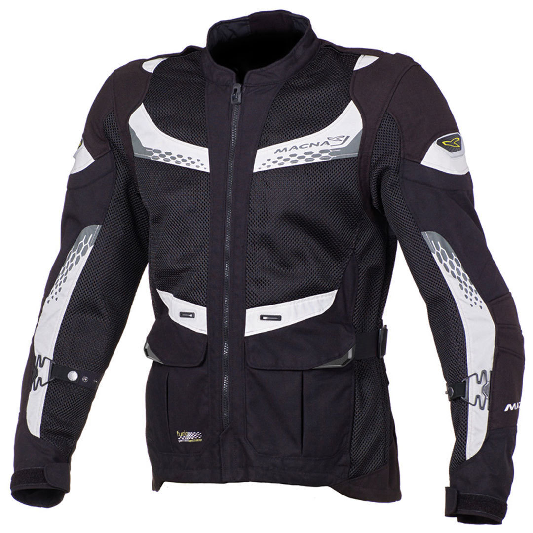 Macna Furio Veste Textile moto Noir Gris S