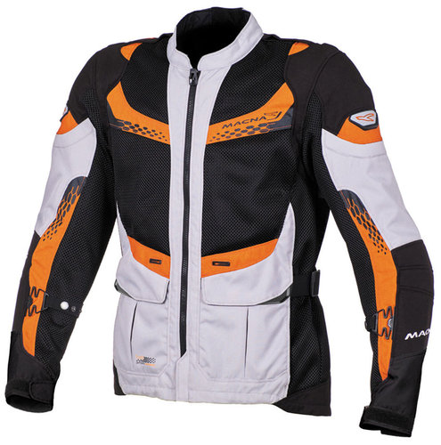 Macna Furio Motorfiets Textiel Jas Grijs Oranje 4Xl macna kopen in de aanbieding Macna Furio Motorfiets Textiel Jas Grijs Oranje 4Xl macna kopen in de aanbieding