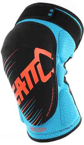 Leatt 3Df 50 Knie Beschermers Blauw Oranje L Xl leatt kopen in de aanbieding