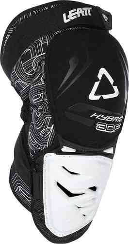 Leatt 3Df Hybrid Knie Beschermers Zwart Wit S leatt kopen in de aanbieding