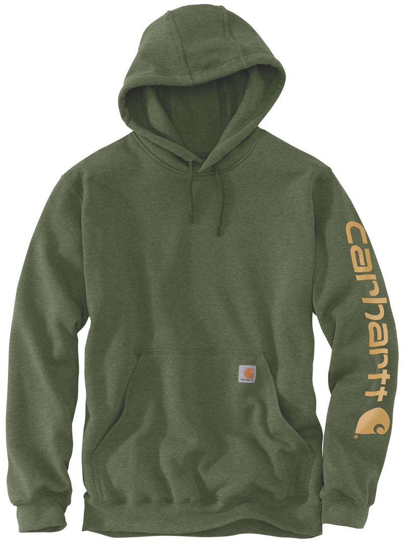 Carhartt Midweight Sleeve Logo Hoodie Capuche Vert XS