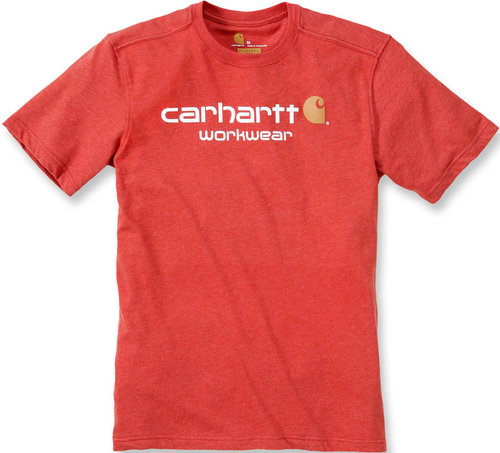 Carhartt Core Logo T Shirt Rood carhartt kopen in de aanbieding Carhartt Core Logo T Shirt Rood carhartt kopen in de aanbieding