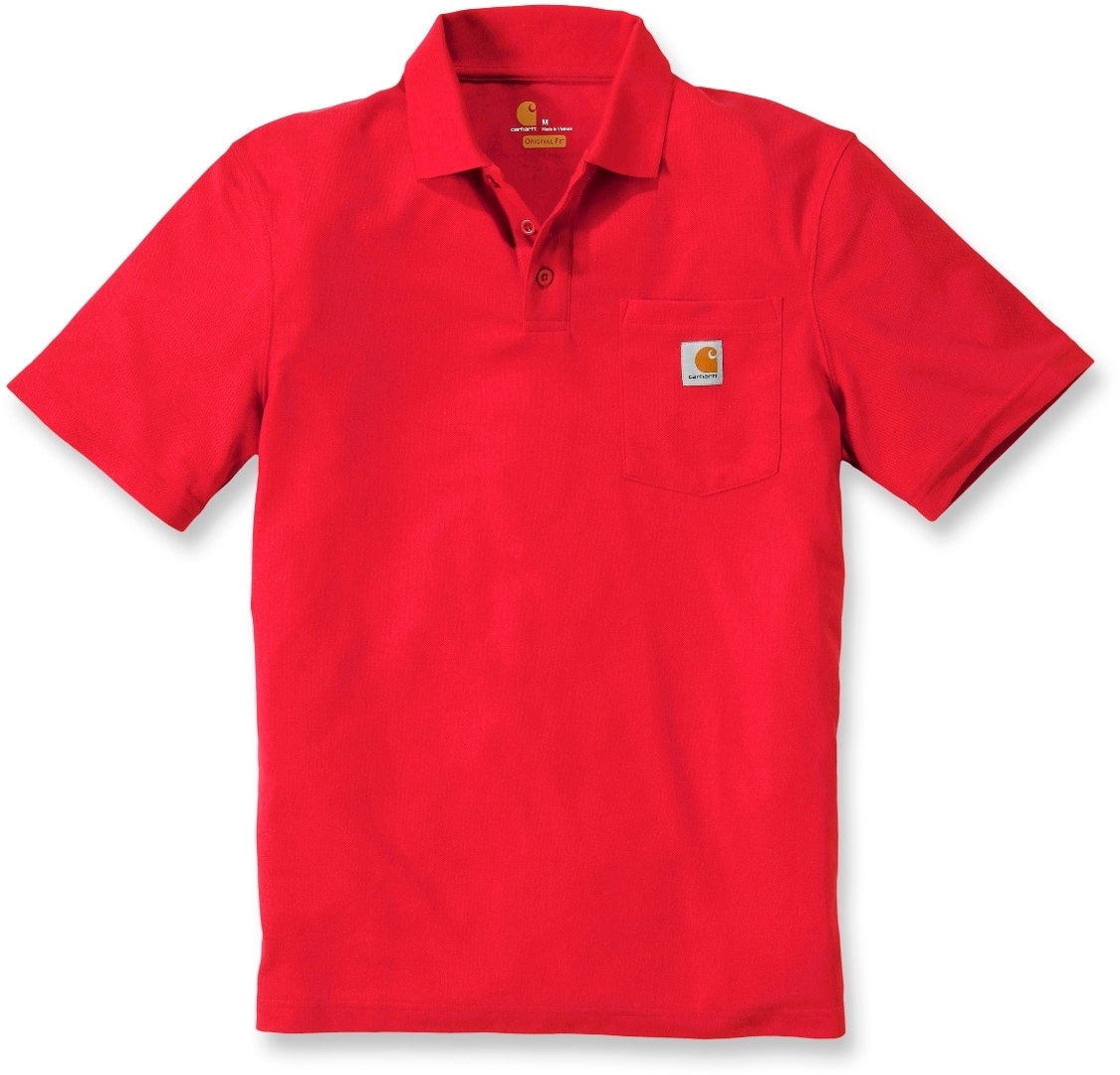 Carhartt Contractors Work Pocket Polo Shirt Polo Rouge XS