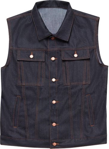 John Doe Denim Raw Vest Zwart Blauw 4Xl john doe kopen in de aanbieding