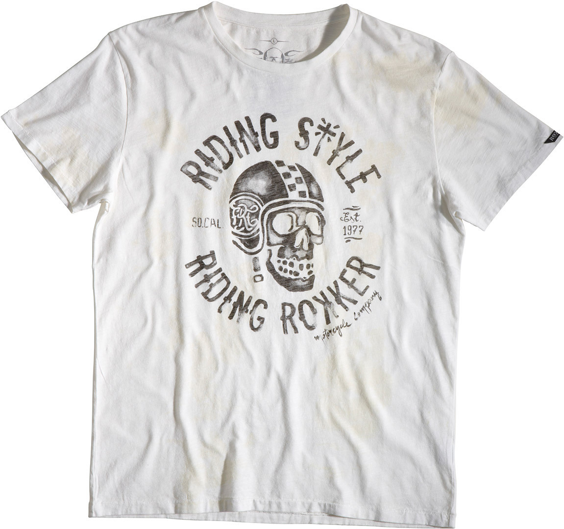 Rokker Riding T-Shirt Blanc XL