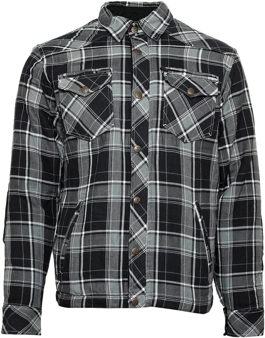 Bores Lumberjack Shirt Chemise Noir Gris Blanc S