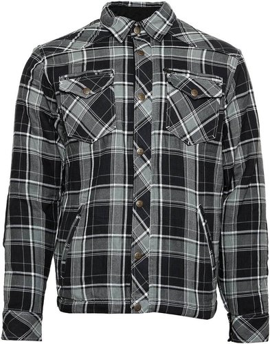 Bores Lumberjack Shirt Zwart Grijs Wit 5Xl bores kopen in de aanbieding