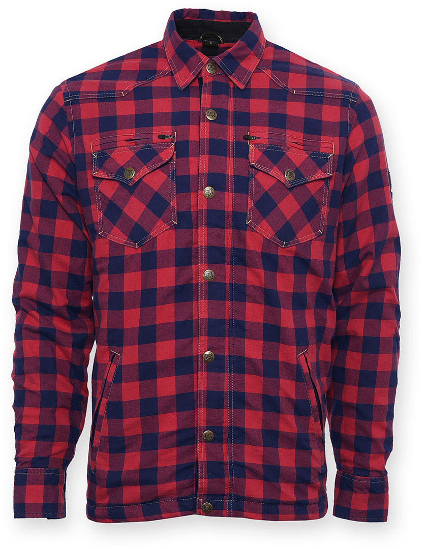 Bores Lumberjack Shirt Chemise Rouge Bleu S