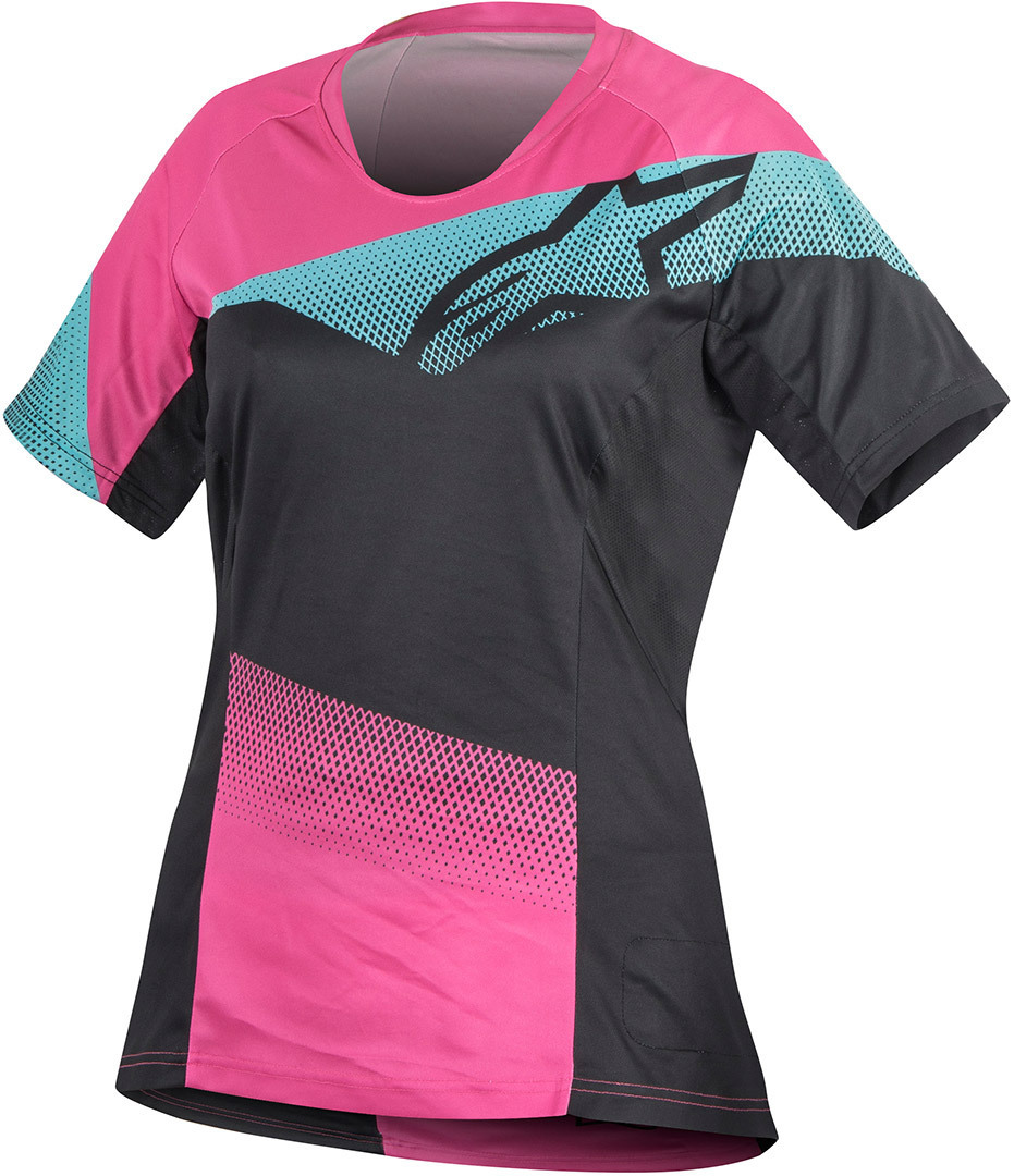Alpinestars Stella Mesa SS Chemise de la bicyclette Noir Rose L