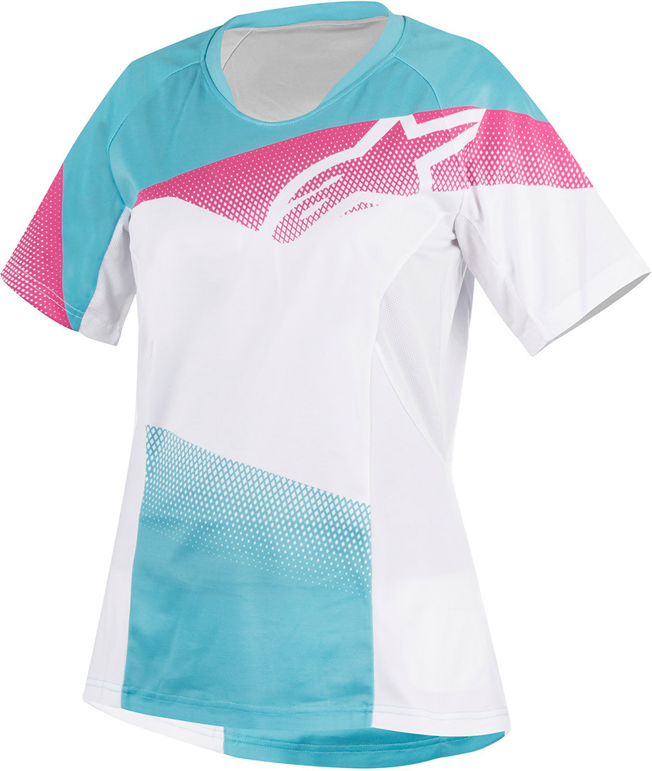 Alpinestars Stella Mesa SS Chemise de la bicyclette Blanc Vert L