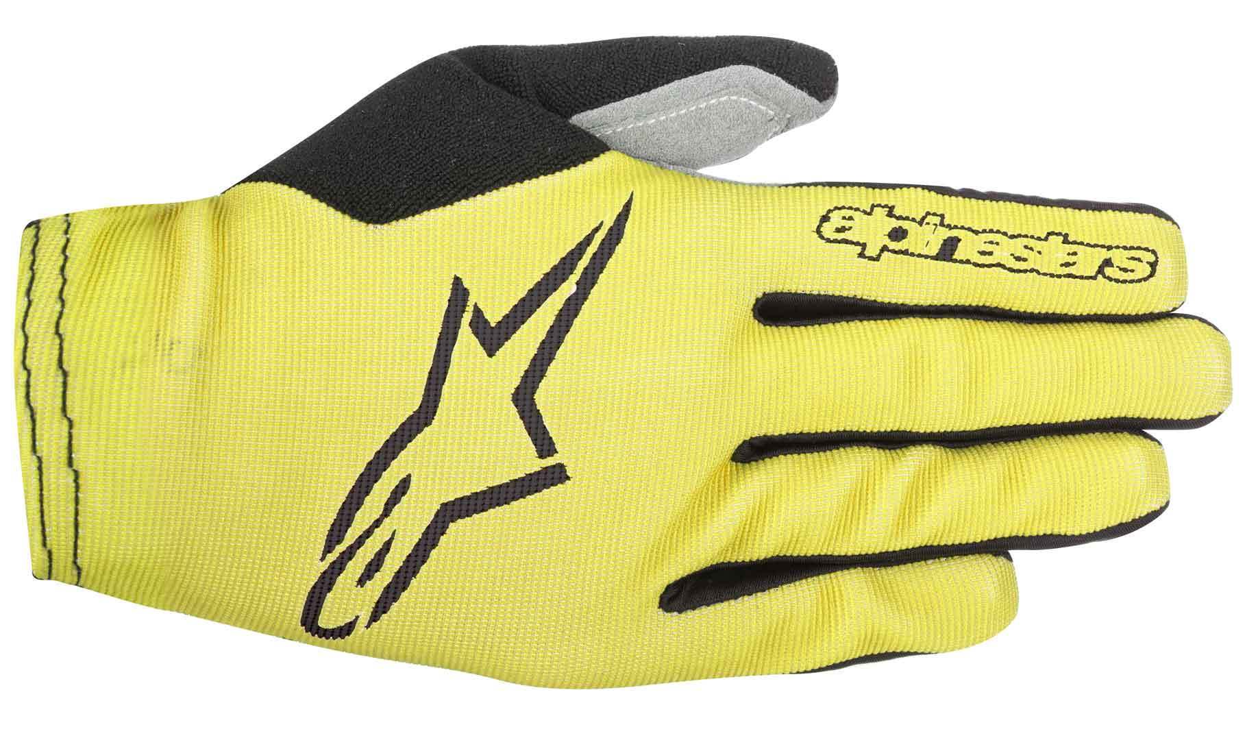 Image of Alpinestars Aero 2 Gants de vélo Noir Jaune 2XL