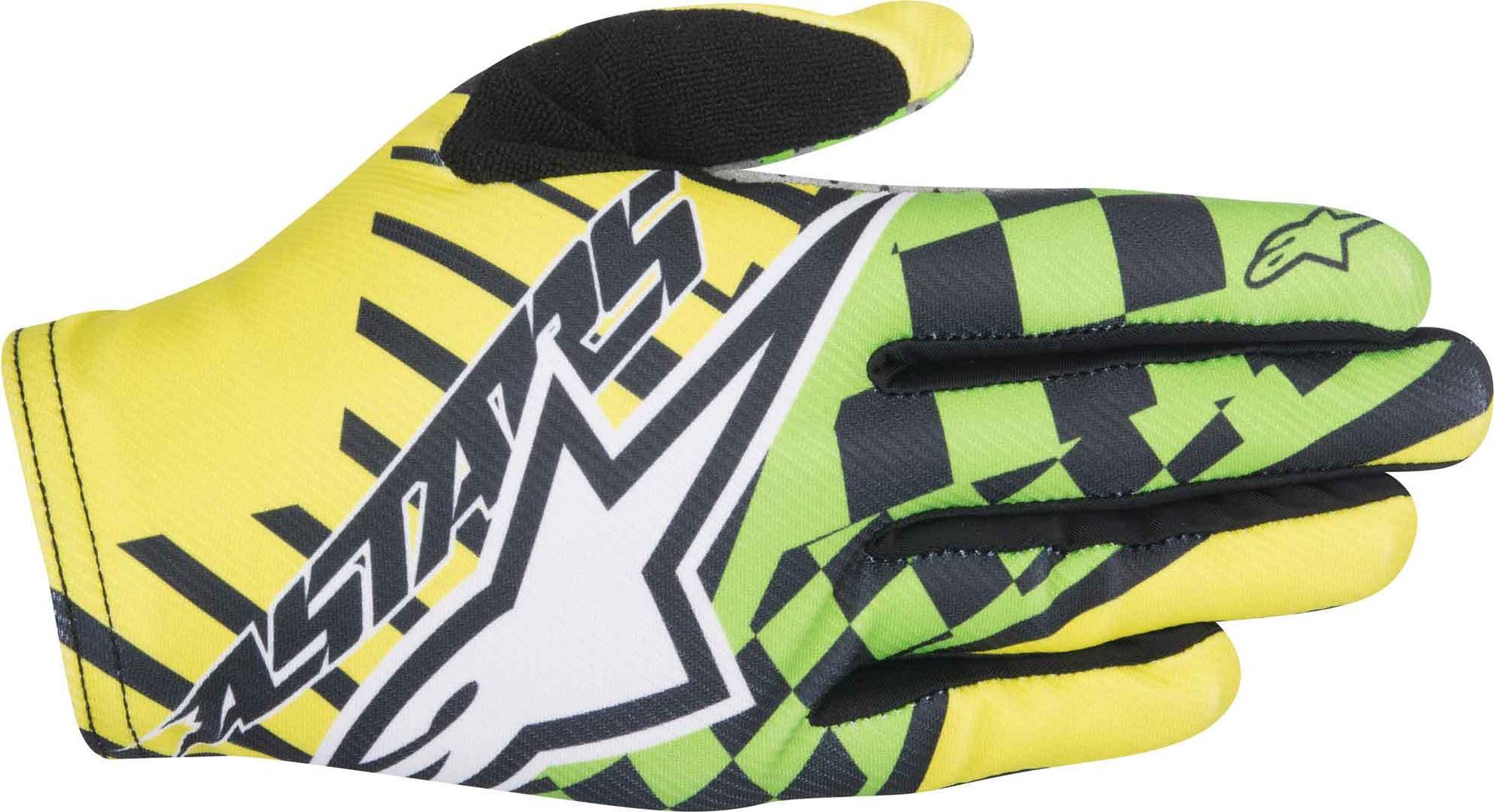 Alpinestars F-Lite Speedster Gants de vélo Vert Jaune S
