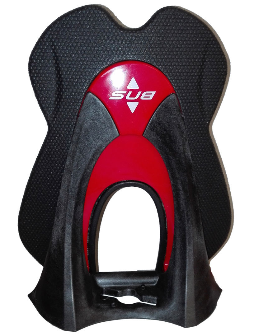 Alpinestars Plate For BNS Tech Carbon Noir Rouge unique taille