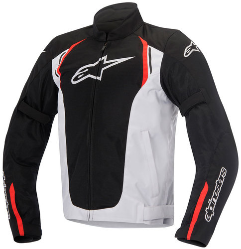 Alpinestars Ast Air Textiel Jas 2016 Zwart Wit Rood 2Xl alpinestars kopen in de aanbieding