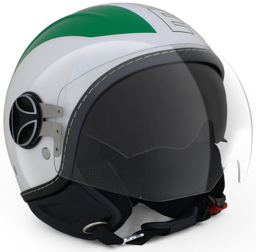 Momo Avio Pro Jet Helm Italia Wit Pink Groen Xl momo kopen in de aanbieding