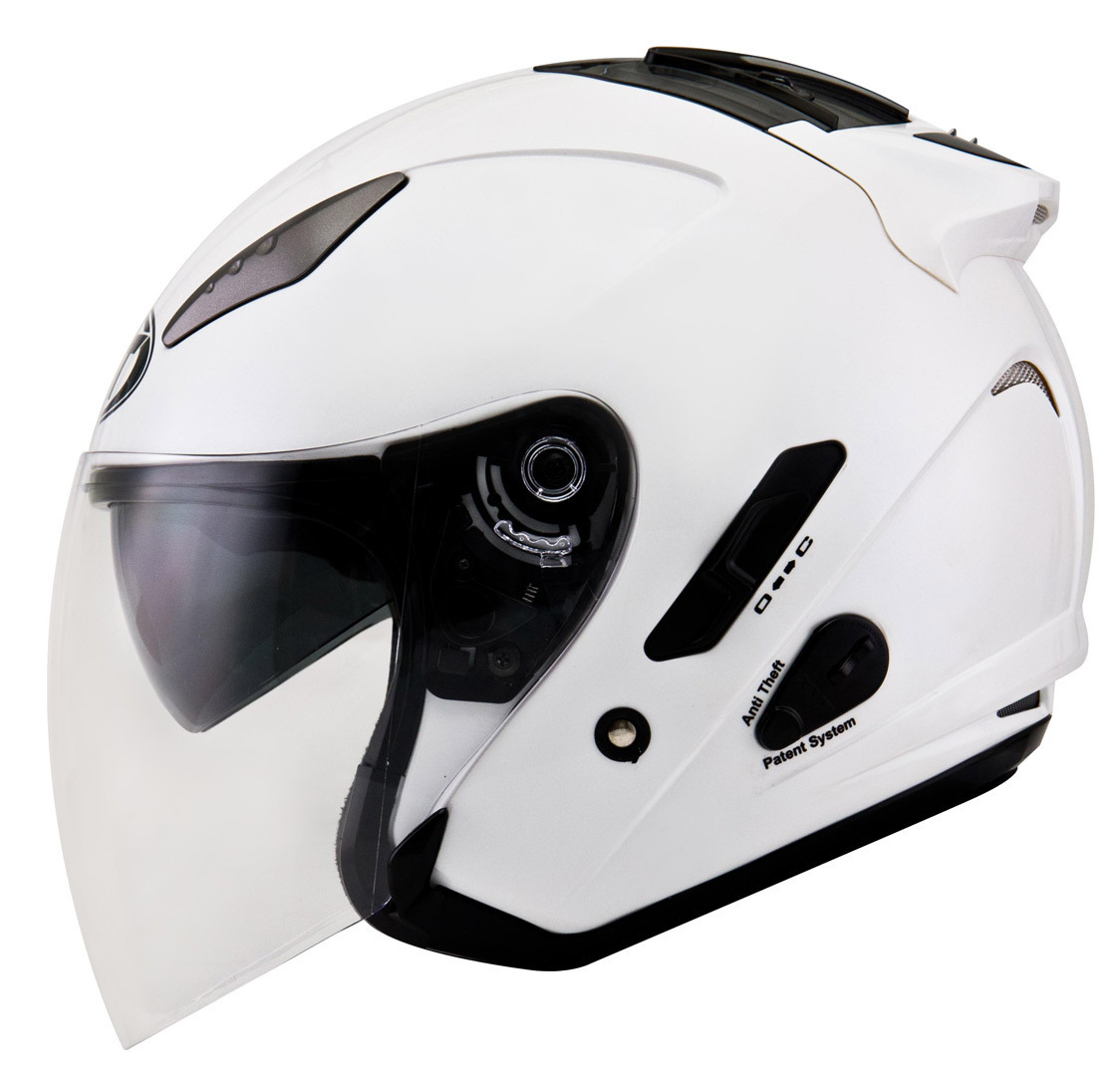KYT Hellcat Casque jet Blanc XS