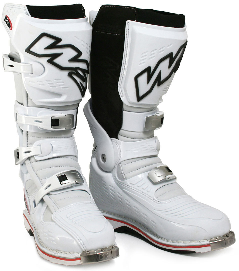 W2 Unadilla Bottes de motocross Blanc 47