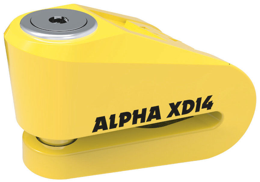 Image of Oxford Alpha XD14 Stainless Verrouillage de disque (14mm Pin) Jaune