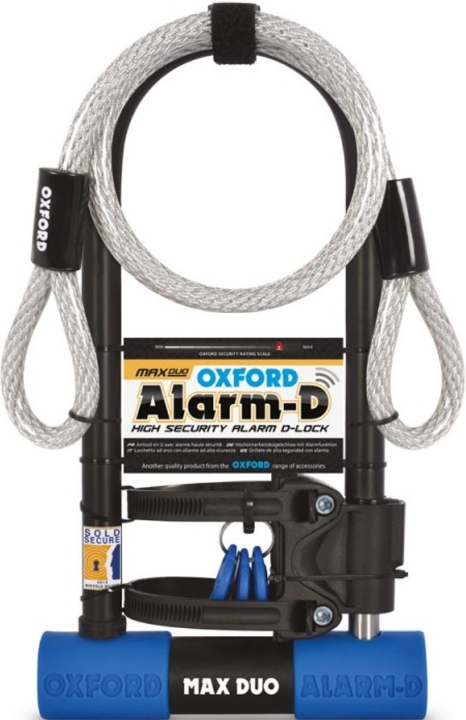 Image of Oxford Alarm-D DUO Max Serrure de manille Bleu