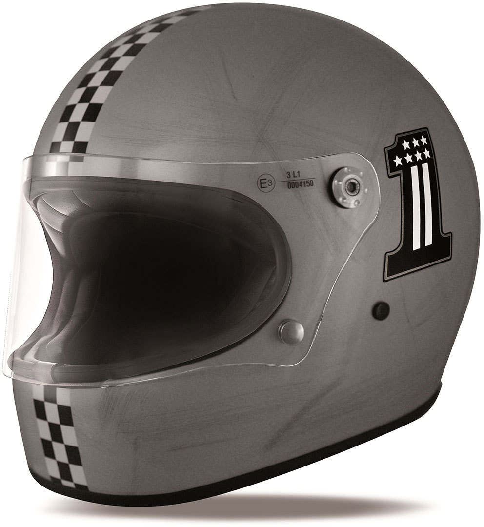 Premier Trophy CK1 Old Style Casque Gris S