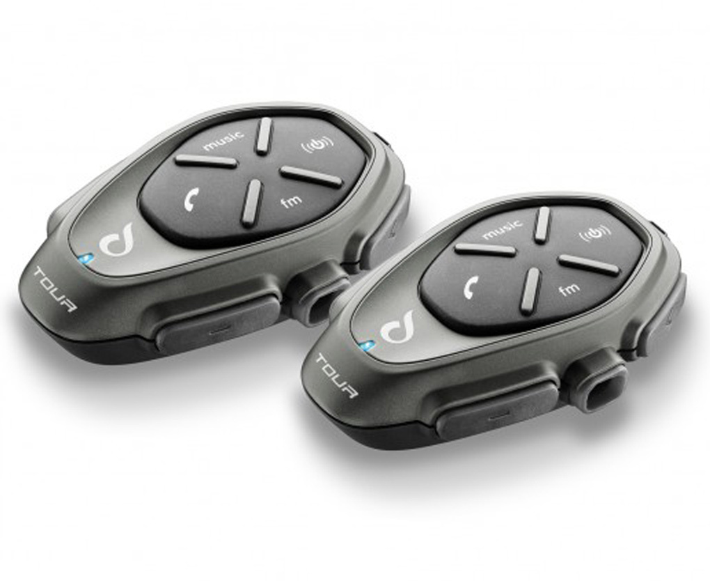 Image of Interphone Tour Système de Communication Bluetooth - Pack Double Noir unique taille