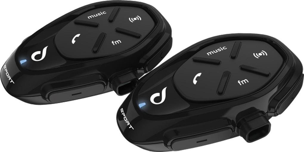 Image of Interphone Sport Bluetooth Double Pack Système de communication Noir unique taille
