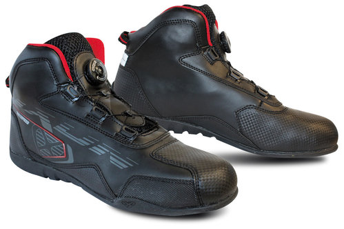 Ixon Zebra Motor Laarzen Zwart Rood 39 ixon kopen in de aanbieding