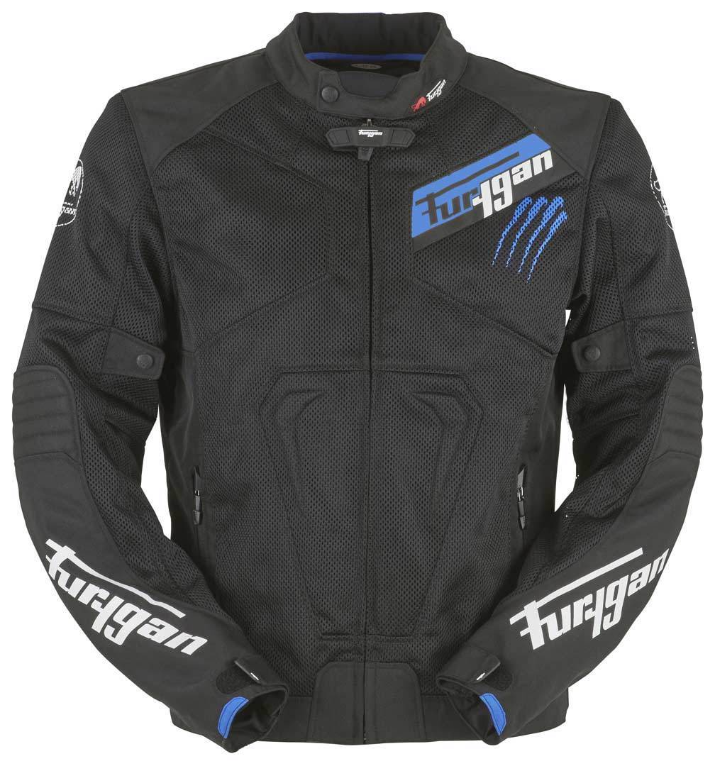 Furygan Hurricane Vented Veste textile Noir Bleu 4XL