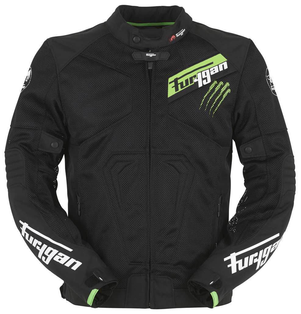 Furygan Hurricane Vented Veste textile Noir Vert S