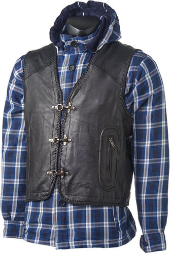 Grand Canyon Gas Lederen Vest Zwart grand canyon kopen in de aanbieding