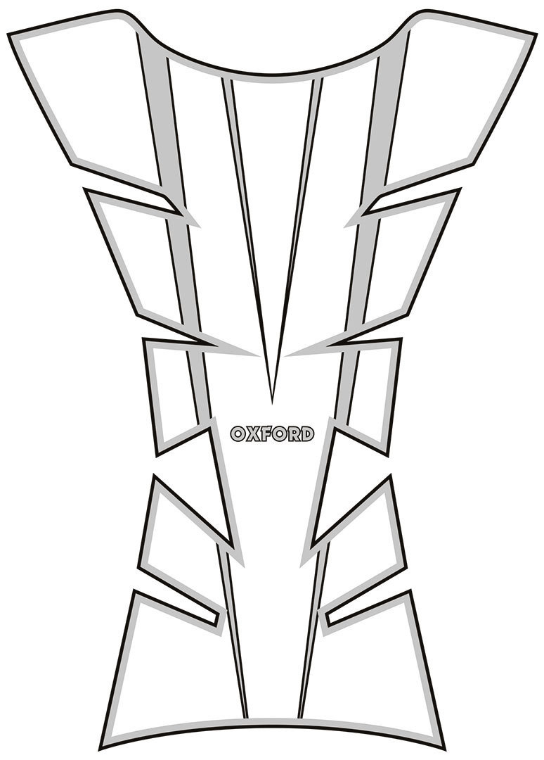 Oxford Sheer Arrow Pad de réservoir Argent unique taille