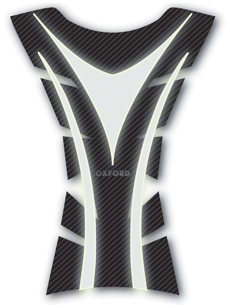 Oxford Glowz Pad de réservoir Noir unique taille