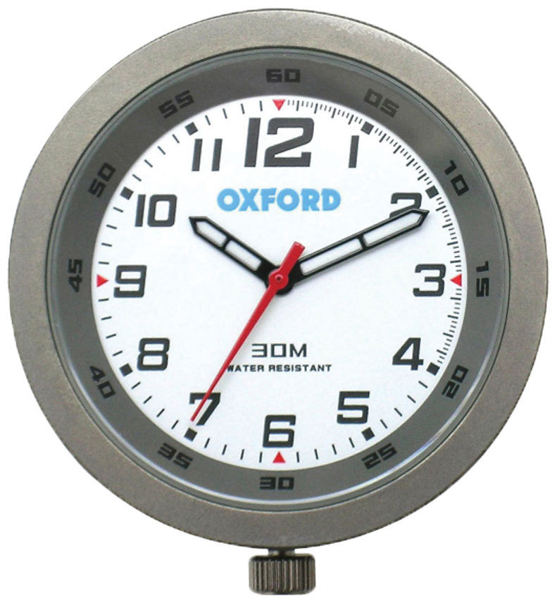 Image of Oxford Analogue Horloge de moto Gris unique taille