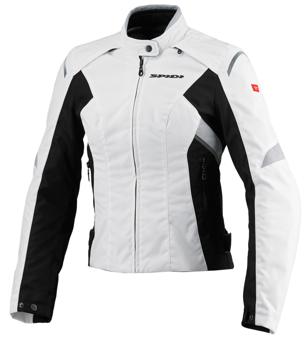 Spidi Flash Tex Veste de dames moto Textile Blanc 2XS