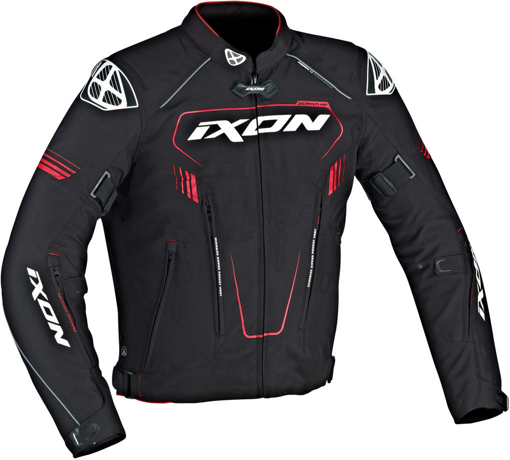Ixon Zephyr HP Veste textile Noir Rouge 2XL