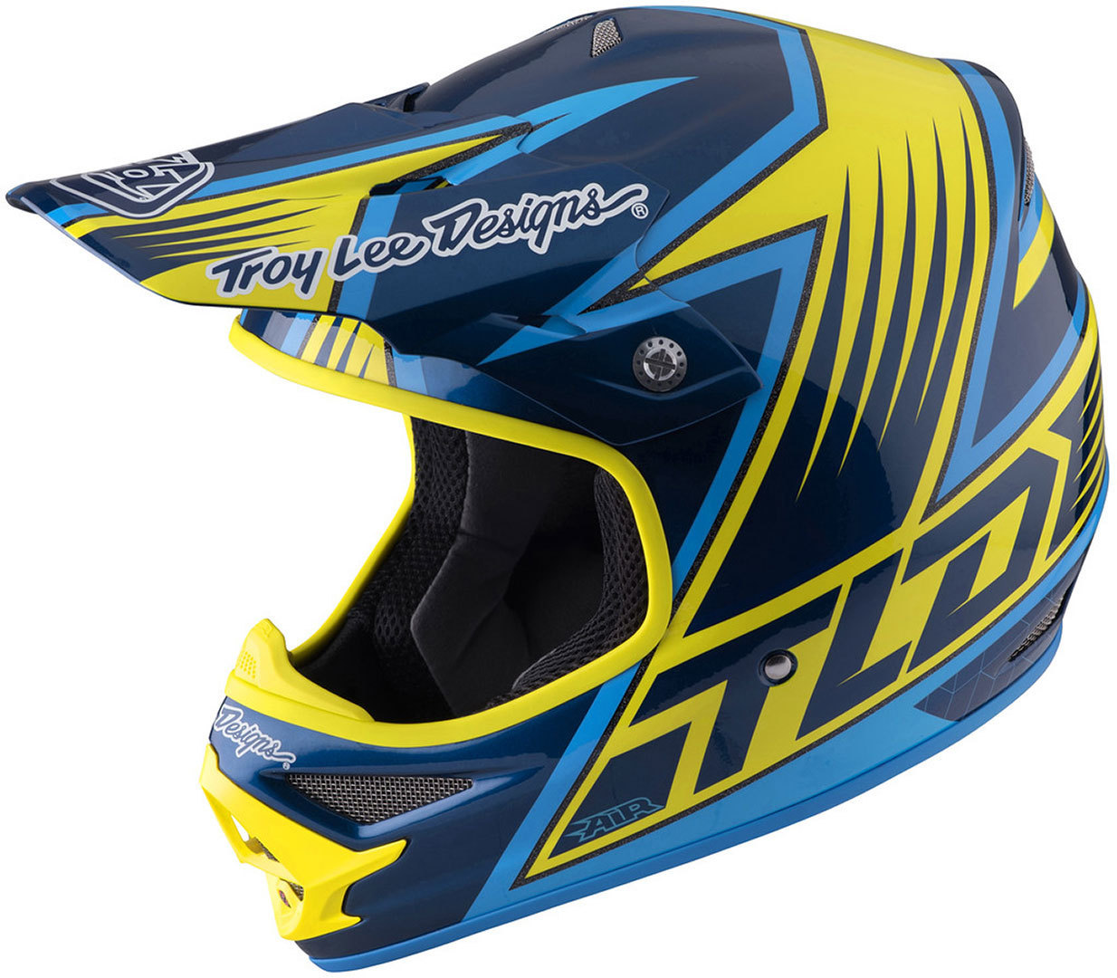 Troy Lee Designs Air Vengeance Bleu Jaune L