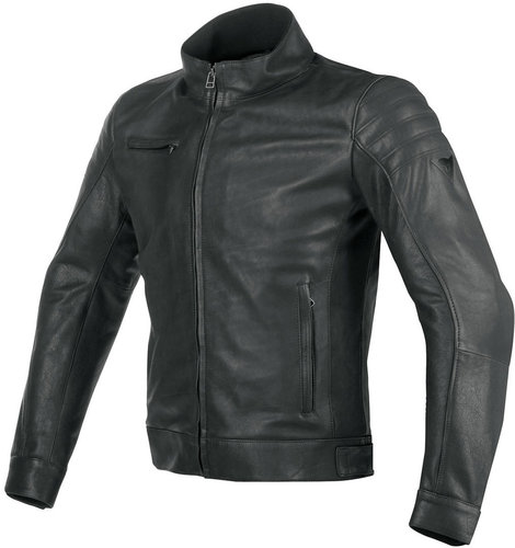 Dainese Bryan Motorfiets Lederen Jas Zwart 52 dainese kopen in de aanbieding