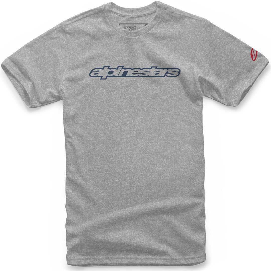 Alpinestars Wordmark T-Shirt Gris Bleu XL