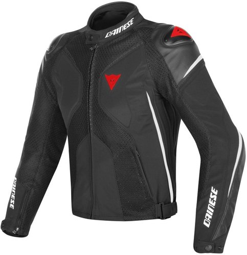 Dainese Super Rider D Dry Motorfiets Textiel Jas Zwart Wit Rood 56 dainese kopen in de aanbieding