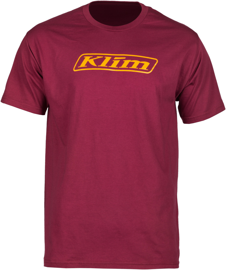 Klim Word T-Shirt Rouge S