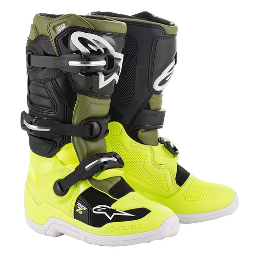 Alpinestars Tech 7S Motorcross Stiefel Groen Bruin 38 alpinestars kopen in de aanbieding
