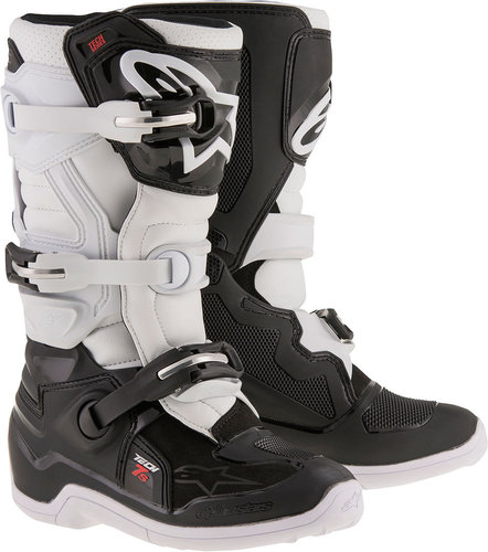 Alpinestars Tech 7S Motorcross Stiefel Zwart Wit 34 alpinestars kopen in de aanbieding