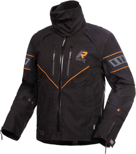 Rukka Realer Gore Tex Textiel Jas Zwart Oranje 54 rukka kopen in de aanbieding
